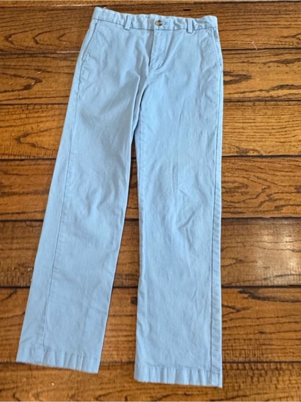 Vineyard Vines Boys Chino light blue Pants Size 16 w/ adjustable waist